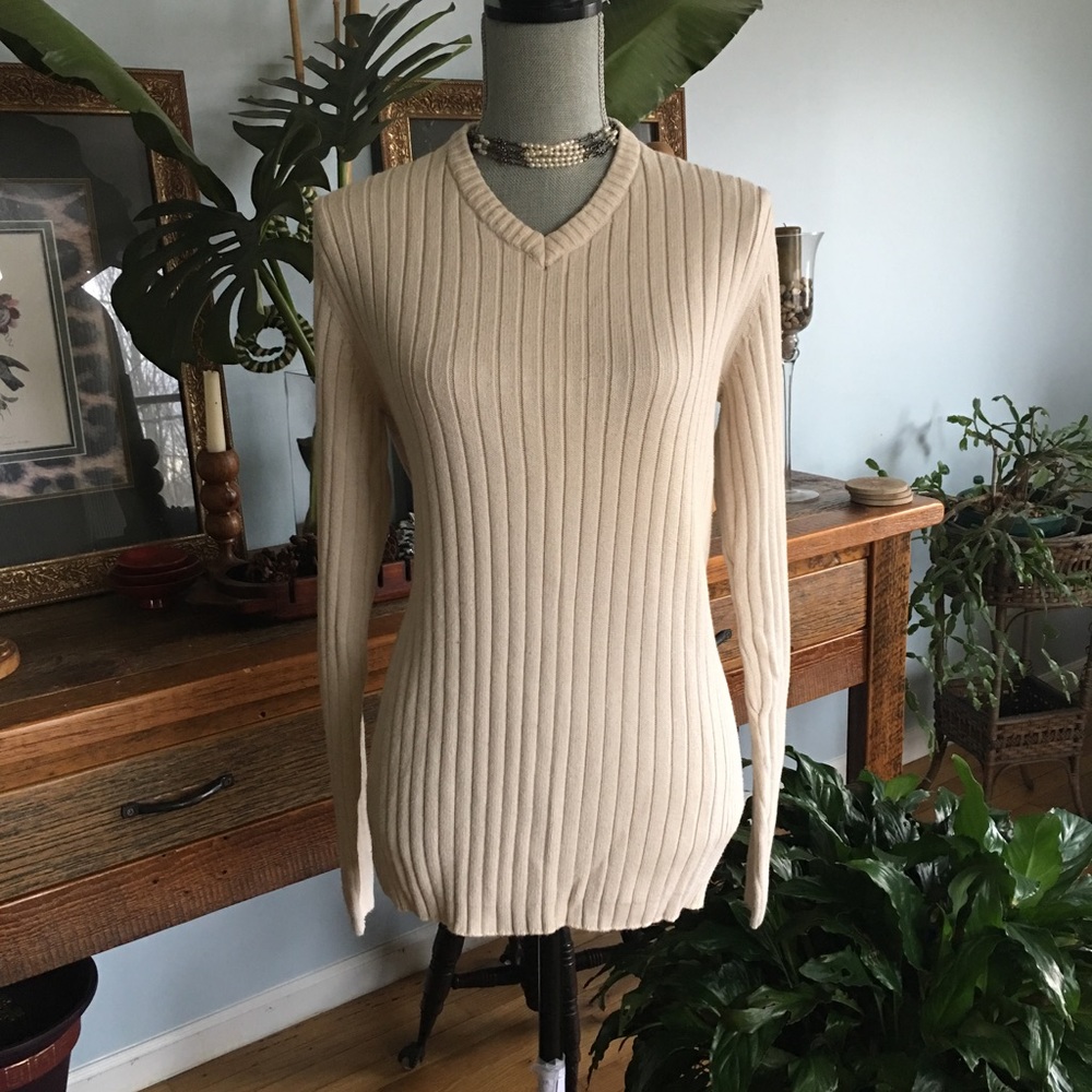 V neck sweater